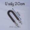 Điện trở sấy, thanh nhiệt sấy chữ U dài 20cm